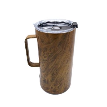 Termo Madera con Aro Sujetador