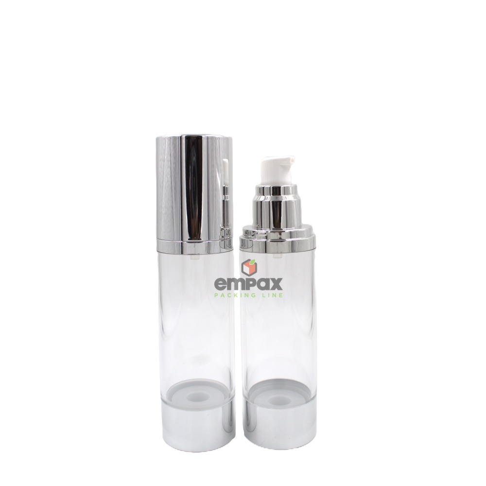 Airless Pump Delux 80ml Plata