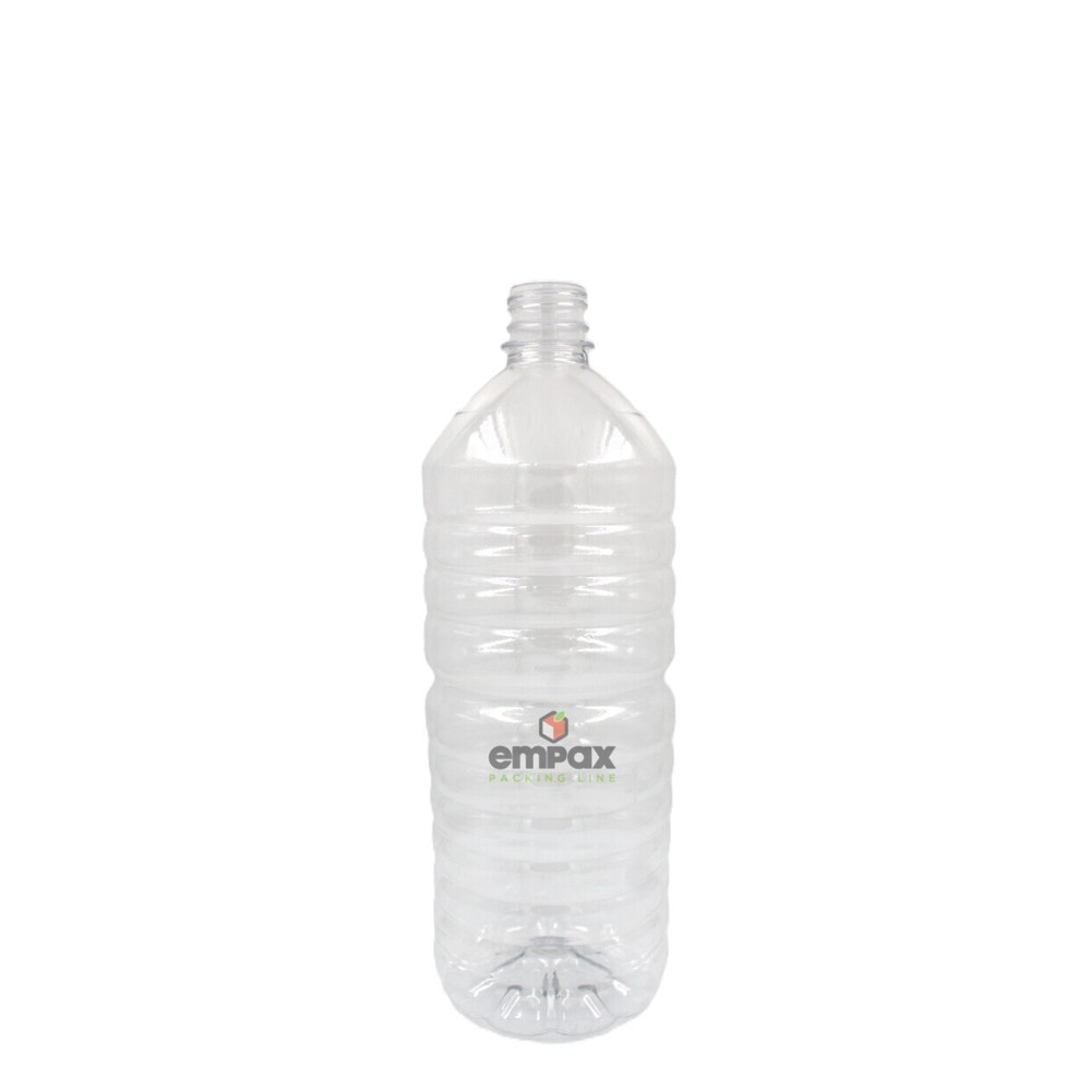 Botella pet chaparra cristal 1000ml
