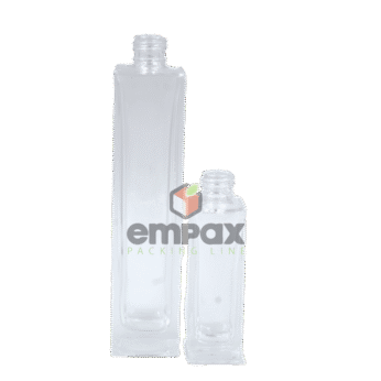 Botella de Vidrio Cubo